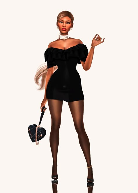 ​﻿​﻿﻿﻿Naomi's Corner : Look #1: dress | heels | purse | necklace Look #2:... Ts4 Lookbook, Sims 4 Cas Background, Play Sims 4, Sims 4 Gameplay, Sims 4 Dresses, Sims4 Clothes, Dress Heels, Sims 4 Cas, Sims 4 Game