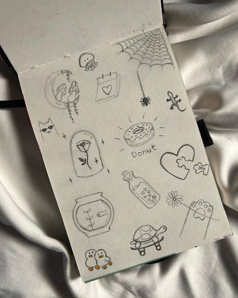 Hand Doodles, Cute Easy Doodles, Easy Love Drawings, Cool Pencil Drawings, Meaningful Drawings, Easy Doodle Art, Diary Ideas, Easy Doodles Drawings, Easy Drawings Sketches