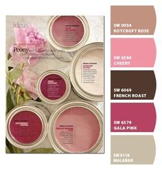 Magenta Walls, Laundry Room Paint Color, Painting Tricks, Pink Paint Colors, Farmhouse Paint Colors, Paint Color Inspiration, Paint Color Schemes, Paint Color Palettes, House Color Schemes