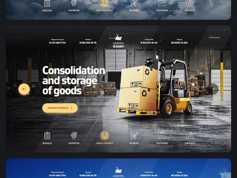 Folder Cover Design, Logistics Design, Login Page Design, Corporate Website Design, Ui Design Principles, Website Design Inspiration Layout, Agency Website Design, Good Advertisements, Logistics Company