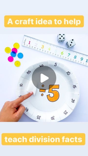 Multiplication Learning Ideas, Division Craft, Teach Division, Division For Kids, Teaching Multiplication Facts, Teaching Division, Student Crafts, Teaching Multiplication, Math Division