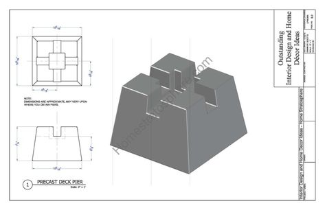 Precast Deck Pier Concrete Deck Blocks, Building A Shed Base, Deck Footings, Deck Building Plans, Workshop Bench, Flat Deck, Deck Plan, Diy Storage Shed, House With Balcony