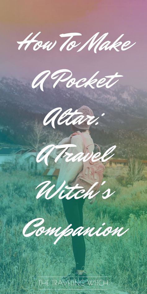 How To Make A Pocket Altar: A Travel Witch's Companion // Witchcraft // Magic Pocket Altar, What Is Spirituality, Witchy Room, Witchcraft Magic, Witchcraft Altar, Mini Altar, Which Witch, Witches Altar, Eclectic Witch