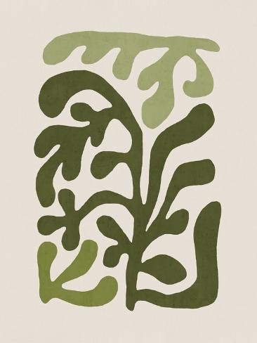 size: 12x9in Art Print: Nature Green 2, 2023 by Parker Ross : Earthy Prints Aesthetic, Earth Tone Posters, Black White Green Painting, Wall Art Earthy, Green Graphics Design, Earthy Art Paintings, Natural Abstract Art, Boho Digital Art, Boho Pictures For Wall Collage