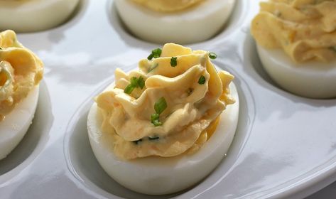 Easy Classic Deviled Eggs | Incredible Egg Classic Deviled Eggs, Eggs Recipes, Deviled Eggs Classic, Pickled Eggs, Egg Salad Sandwiches, Egg Salad Recipe, Pot Luck, Cook Recipes, Healthy Cat Treats