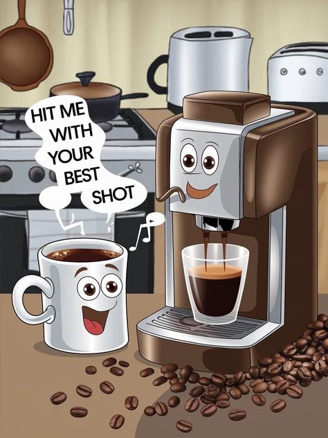 Coffee Time Morning Funny, Coffee Time Morning, Cafe Quotes, Morning Coffee Funny, Coffee Jokes, Good Morning Coffee Gif, Coffee Reading, Coffee Talk, Coffee Obsession