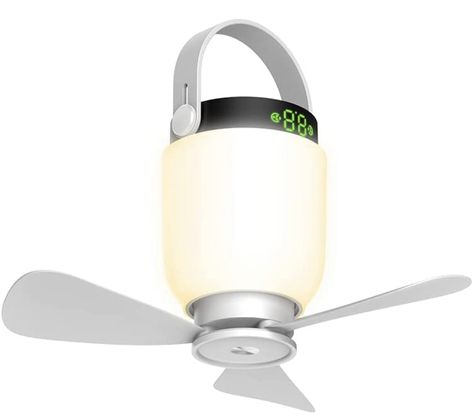 VVU&CCO 8000mAh Portable Ceiling Fan, Mini USB Camping Fan Battery Operated, 10.5inch Diameter, Small Rechargeable Fan with Remote Control, Tent Fan with Detachable Fan Blade,Hanging Hook for Outdoor Tent Fan, Camping Fan, Rechargeable Fan, Camping Gadgets, Tent Campers, Tent Lighting, Summer Stuff, Led Lantern, Small Fan