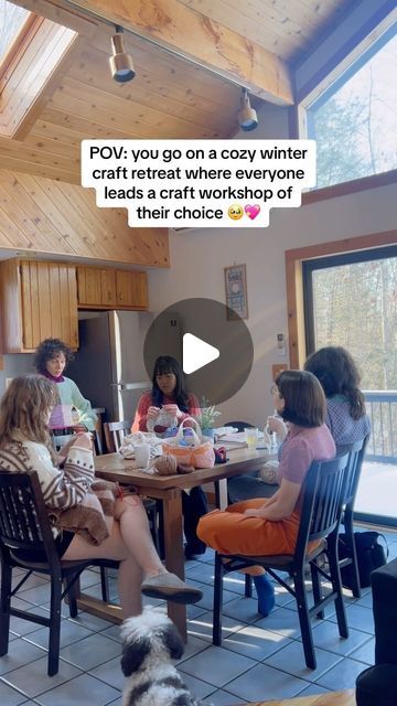 Lisa | Crafter & Fiber Artist on Instagram: "creative workshops my friends and i led during our craft retreat in upstate ny 🧶🎀✨

workshops:
• @cleosyarnshop - block printing 
• @schknits - clay button making
• @shop_so_gay_crochet - planter pot painting
• me - DIY positive affirmations jar 

🏷️: #craftretreat #creativeretreat #craftcircle #knitting #crochet #creativeworkshop" Gay Crochet, Crochet Planter, Retreat Activities, Craft Retreat, Gathering Ideas, Button Making, Creative Workshops, Creative Retreat, Pot Painting