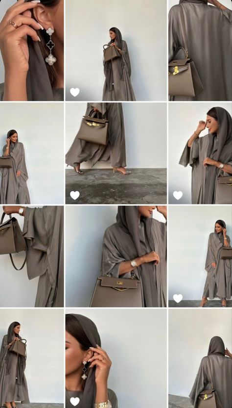 Abaya Asethic, Abaya Pics Ideas, Abaya Poses For Instagram, Abaya Shoot Ideas, Abaya Inspo Aesthetic, Abaya Aesthetic Pictures, Abaya Brand Name Ideas, Abaya Outfits Aesthetic, Grey Abaya Outfit