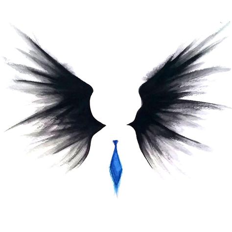 Supernatural Tattoo Castiel, Supernatural Wings, Supernatural Wings Tattoo, Destiel Tattoo, Supernatural Painting Ideas, Castiel Tattoo Ideas, Castiel Tattoo, Supernatural Angel Wings, Supernatural Tattoo Ideas