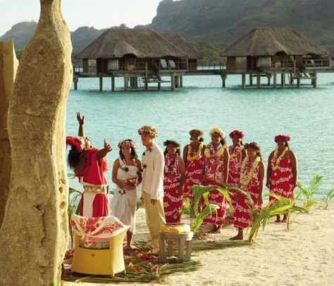 Tahiti in French Polynesia offers romantic – and now legal—backdrop for Canadian weddings Tahiti Wedding, Polynesian Wedding, Bora Bora Hotels, Bora Bora Wedding, Bora Bora Vacation, Best Wedding Destinations, Tahiti Travel, South Pacific Islands, Four Seasons Resort