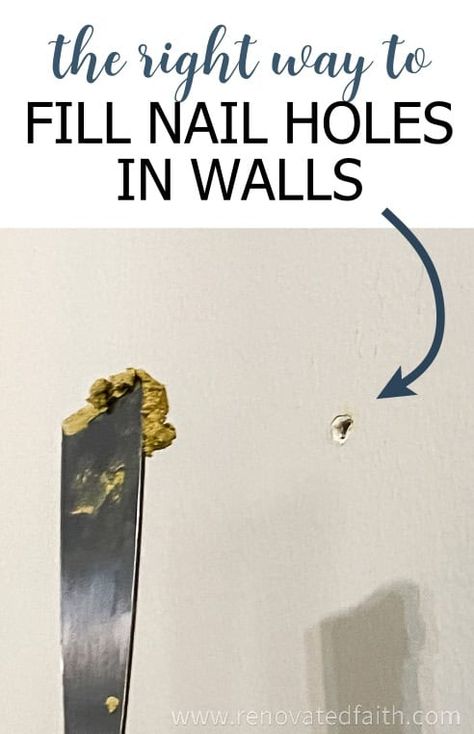 Whether you're wondering how to fill nail holes before painting or want a quick DIY repair and touch up, we've got you covered. Discover easy techniques for patching holes in walls, drywall repair, and matching your touch-up paint. From tiny nail marks to learning how to fill large nail holes, transform your walls with this step-by-step guide & video. Create picture-perfect walls that'll make you proud. Click for expert tips on how to fill nail holes in walls like a pro! #DIYHomeRepair #... Patching Nail Holes In Walls, How To Fix Holes In Walls, Patching Holes In Walls, Free Wall Printables, Fill Nail Holes, Patch Hole, Drywall Repair, Create Picture, Quick Diy