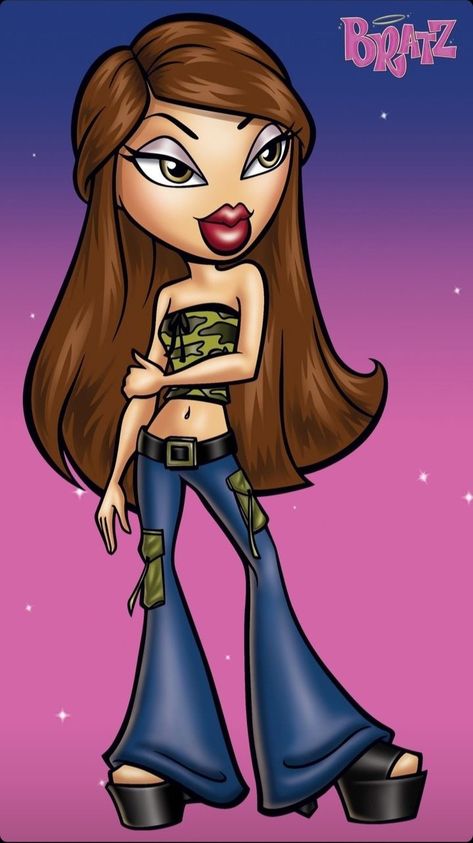 Bratz Jasmine Cartoon, Bratz Characters, Bratz Yasmin, 2000s Cartoons, Brat Doll, Bratz Girls, Happy New Year 2024, Brat Style, Book Illustration Art