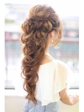 20 Lovely Bohemian Braids | Page 4 of 5 | Go Hippie Chic Hair Ideas With Bangs, Prom Hair Ideas, Tail Hairstyles, Bibbidi Bobbidi Boo, Prom Hairstyles For Long Hair, Hairstyles For Medium Length Hair, Bridesmaid Hairstyles, Medium Length Hair, Braided Hairstyles Easy