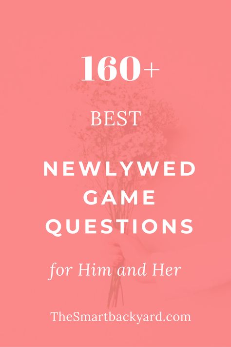 Newlywed Game Questions img Newlywed Game Questions For Friends, Funny Newlywed Game Questions, Not So Newlywed Game Questions, Dating Game Questions, Couples Question Game, Questions For Him, Newlywed Game Questions, Question Games For Couples, Boyfriend Questions