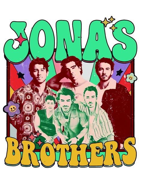 Jonas Brothers Poster, Jonas Brothers Tshirt, Brothers Outfits, The Jonas Brothers, Jonas Brother, Joe Jonas, Nick Jonas, Cd Cover, Jonas Brothers