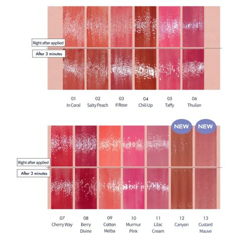 Romand Dewyful Water Tint Canyon, Romand Lip Tint Custard Mauve, Romand Lip Tint Lilac Cream, Custard Mauve Rom&nd, Rom And Nd Lip Tint, Rom Nd Lip Tint, Rom&nd Dewyful Water Tint, Rom Nd Lip, Rom&nd Lip Tint