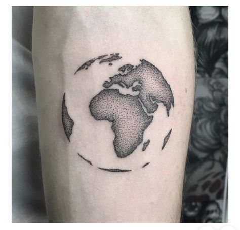 Earth Tattoo Men, Realistic Earth Tattoo, Earth Tattoos Men, 7 Continents Tattoo, You Are My World Tattoo, Geography Tattoo Ideas, Tattoo Inspiration Men Sleeve, World Tattoo Men, Map Of The World Tattoo