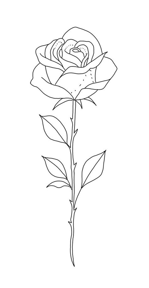 Miss Anjiara Begum | #embroiderybymissanjiarabegum | Instagram Long Stem Rose Drawing, Best Tattoo Stencils, Floral Designs Drawing, Two Roses Tattoo Design, Drawing Ideas Rose, Abstract Rose Painting, Floral Linework, Tattoo Lining, Tato Nama