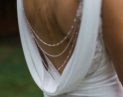 Bridal Backdrops, Bridal Backdrop Necklace, Wedding Dress Backs, Backdrop Necklace, Body Necklace, Shoulder Necklace, Backdrops Necklace, Swarovski Pendant, Wedding Necklaces