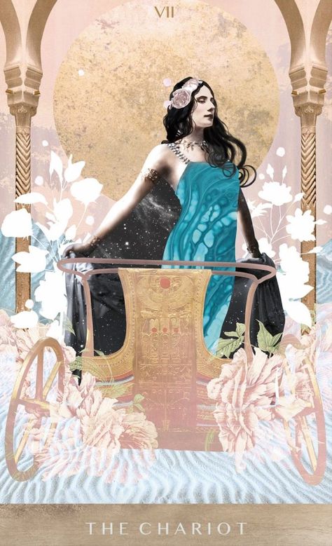 Danielle Noel, Starchild Tarot, Chariot Tarot, The Chariot Tarot, Online Tarot, Tarot Major Arcana, Deck Projects, Oracle Tarot, Tarot Cards Art