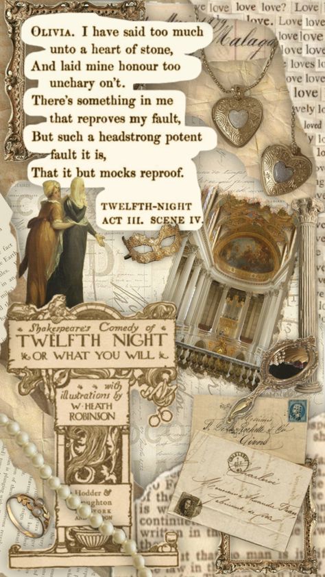 #vibes #quotes #books #theater #theatre #aesthetic #twelfthnight #regency #victorian Twelfth Night Aesthetic, Theatre Aesthetic, Shakespeare Theatre, Vibes Quotes, Quotes Books, Collage Board, Twelfth Night, Midsummer Nights Dream, Night Aesthetic