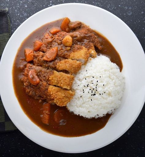 Chicken Katsu Curry Recipe, Katsu Curry Recipe, Katsu Curry Recipes, Chicken Katsu Curry, Katsu Curry, Chicken Katsu, Think Food, Idee Pasto Sano, Curry Recipe