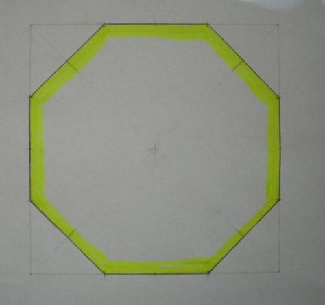 How to Draw an Octagon (8 sided Polygon) Shapes For Design, Octagon Pattern, Play Math, Art Lessons For Kids, Graph Paper, Lessons For Kids, Teaching Math, Metal Design, The Square