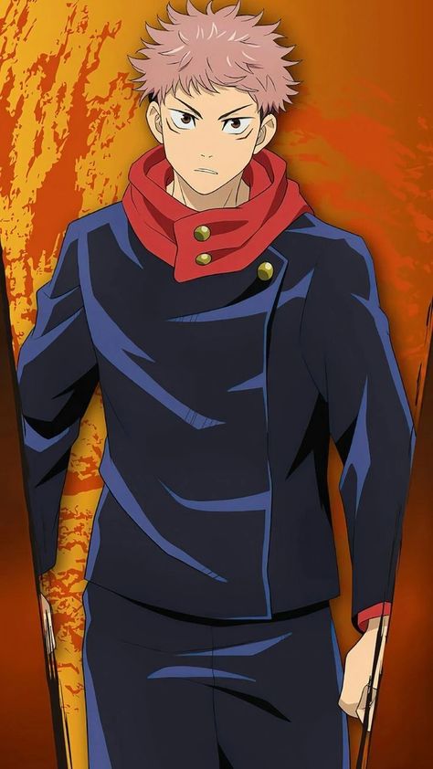 Itadori Yuuji Official Art, Jjk Guys, Hulk Character, Circus Characters, Jujutsu Kaisen Anime, Character Types, Itadori Yuji, Yuji Itadori, Science Fiction Tv