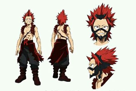 FB_IMG_15013796531687388 Kirishima Character Sheet, Kirishima Hero Outfit, Kirishima Eijirou Hero Costume, Kirishima Reference, Kirishima Hero Costume, Bnha Kirishima, Kirishima Cosplay, Character Reference Sheet, Kirishima Eijirou