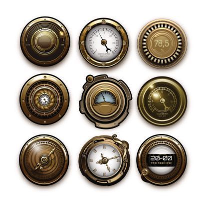 Steampunk Icons, Steampunk Clipart, Steampunk Machines, Steampunk Games, Steampunk Elements, Steampunk Images, Steampunk Illustration, Steampunk Aesthetic, Diy Miniatures