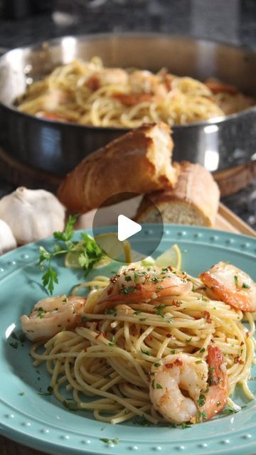 Pasquale Sciarappa on Instagram: "A delicious classic dish!  Spaghetti Shrimp Scampi Ingredients:  1/2 lb. spaghetti 1.5 lb shrimp, cleaned 4 cloves of garlic, chopped 6 Tbsp butter juice of 1 lemon handful parsley, chopped 1/2 cup white wine, a dry one like Chardonnay or Sauvignon Blanc  3 Tbsp olive oil salt, to taste black pepper, to taste hot pepper flakes, to taste, optional  Leave the tails on or remove them before cooking, depending on your preference!   #cookingathome #italiancuisine #pastarecipes #shrimpscampi #shrimprecipes #pasqualesciarappa" Linguini With Shrimp Scampi Ina Garten, Ina Garden Baked Shrimp Scampi, Shrimp Scampi Pasta With Asparagus, Pasquale Sciarappa Recipes Shrimp, Taste Of Home Shrimp Scampi, Shrimp Scampi Ingredients, Shrimp Scampi Pasta, Shrimp Scampi Recipe, Garlic Pasta