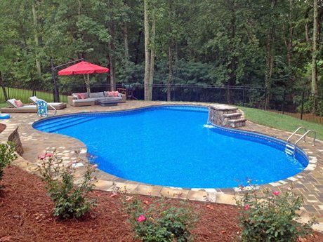 Lagoon Inground Swimming Pool Kits Pools Inground, Swimming Pool Kits, Inground Pool Designs, Pool Kits, Lagoon Pool, Swimming Pool Ideas, Swimming Pools Inground, Pool Stuff, Ground Pools