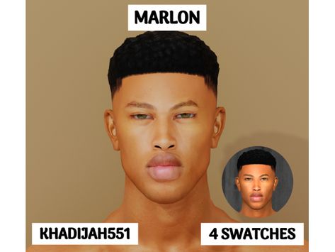 Sims 4 Cc Hair Male Taper Fade, Sims 4 Cc Face Details Men, Sims 4 Male Face Presets, Sims 4 Cc Male Skin, Mens Taper Fade, Cute Ponytail Styles, Around The Sims 4, Ts4 Hair, Sims 4 Black Hair