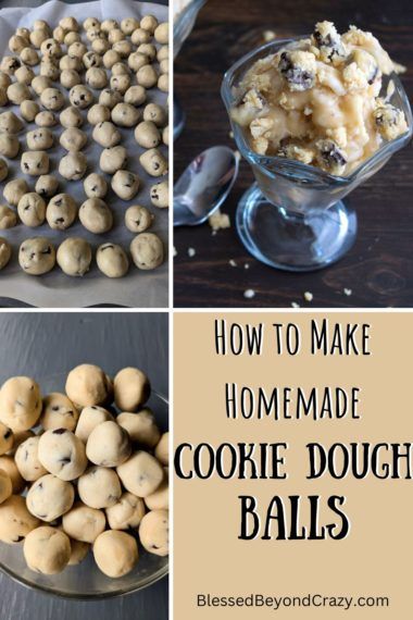 I recently made these mini cookie dough balls for an ice cream bar. They were super easy to make and tasted just like cookie dough ice cream—except we could add a lot more cookie dough than what comes in a container of ice cream. These would also be delicious in other desserts, like pudding, Greek Yogurt, or even all by themselves! #cookies #dessert #glutenfree #blessedbeyondcrazy Pudding Greek Yogurt, Freezer Cookies Recipes, Freezer Cookies, Glutenfree Cookies, Blackberry Cobbler Recipe, Homemade Cookie Dough, Yogurt Toppings, Raw Cookie Dough, Homemade Cookie