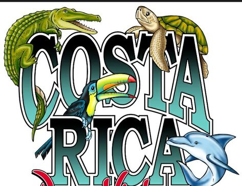 Costa Rica Art, Costa Rica Pura Vida, Costa Rican Food, History Meaning, Painting Logo, Travel Clipart, Costa Rican, Picture Logo, Fish Design