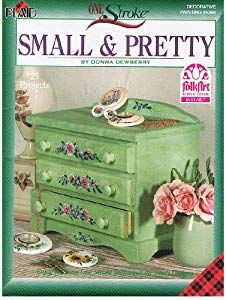 One Stroke Small and Pretty Decorative... book Donna Dewberry Painting, Decorative Painting Patterns, Donna Dewberry, Tole Painting Patterns, Craft Painting, Art Basics, Furniture Painting, Stone Crafts, Painted Books