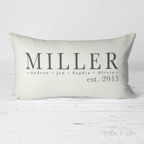 Vinyl Pillow Case Ideas, Throw Pillow Sayings, Family Pillows Personalized, Sublimation Pillow Case Ideas, Cricut Pillow Case Ideas, Pillow Sayings, Name Pillows, Best Pillows For Sleeping, Family Pillow