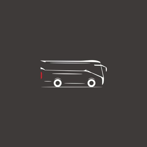 Bus, travel bus minimalist logo design vector illustration Bus Travel Logo, Bus Graphic Design, Bus Logo Design, Punk Layout, Logo Bus, Bus Logo, Bus Illustration, Bus App, Travel Bus