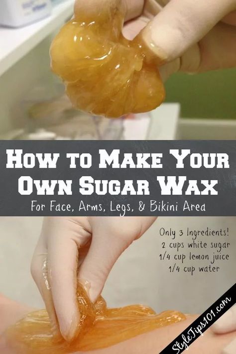 Sugar Wax At Home, Sugar Wax Recipe, Coffee Facial, Sugar Waxing, Homemade Lotion, Home Remedies For Hair, Luscious Hair, Natural Therapy, Unwanted Hair Removal