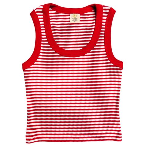 * Retro Vibes: Embrace A Classic Vintage Look With This Ringer Style Tank Top, Featuring A Timeless Red And White Stripe Pattern That Evokes The Charm Of 70s And 80s Fashion. This Piece Brings Iconic Stripes Reminiscent Of Classic Sportswear, Channels The Carefree Spirit Of Past Decades, And Effortlessly Adds Nostalgic Charm To Your Modern Wardrobe. Perfect For Themed Parties, Festivals, Or Casual Outings, It Pairs Well With High-Waisted Jeans, Denim Shorts, Or Flared Skirts, Offering Versatile 80s Tank Top, Classic Sportswear, Flared Skirts, Red Tank Top, Style Tank Top, Green Tank Top, Red Tank Tops, Red Tank, Green Tank