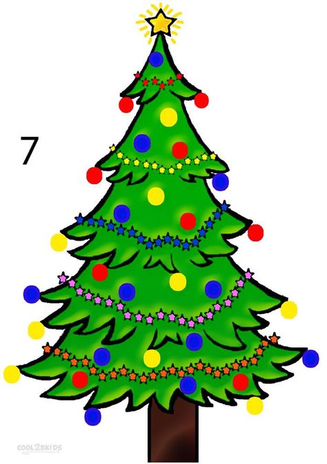 How to Draw a Christmas Tree (Step by Step Pictures) | Cool2bKids Simple Christmas Tree Drawing, Merry Christmas Drawing, Crismas Tree, Christmas Tree Drawing, Christmas Background Images, Christmas Decorations For Kids, Christmas Tree Art, Gift Drawing, Merry Christmas Images