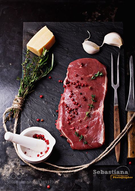 Striploin Steak, Meat Steak, Raw Meat, Food Photography Inspiration, Fresh Meat, Carne Asada, Beef Steak, Cooking Meat, Beautiful Food