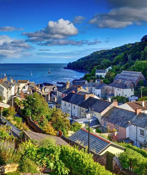 The peaceful little fishing village of Cawsand in Cornwall, England. English Village, Devon And Cornwall, Seaside Village, Cornwall England, Yorkshire England, England And Scotland, Challenge Yourself, Fishing Villages, England Uk