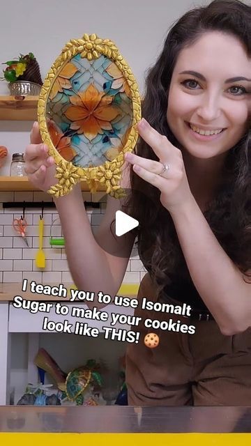 Isomalt Lollipops Tutorial, Isomalt Decorations Tutorials, Sugar Glass, Cookies Cake, No Cooking, Cooking Temperatures, Flower Cookies, Gingerbread Houses, Sugar Free Recipes