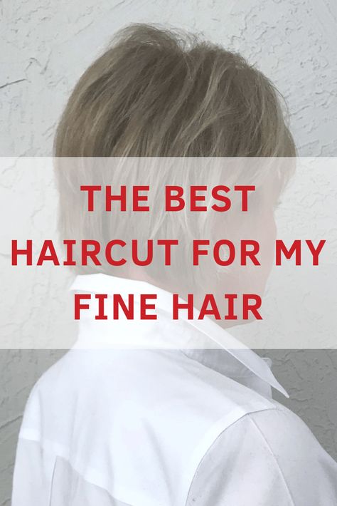 THE BEST HAIRCUT FOR MY FINE HAIR - A Well Styled Life® My Haircut, The Haircut, Fine Straight Hair, Bob Haircut For Fine Hair, Short Grey Hair, Bob Hairstyles For Fine Hair, Short Hair Over 60, Trendy Haircuts, Haircuts For Fine Hair