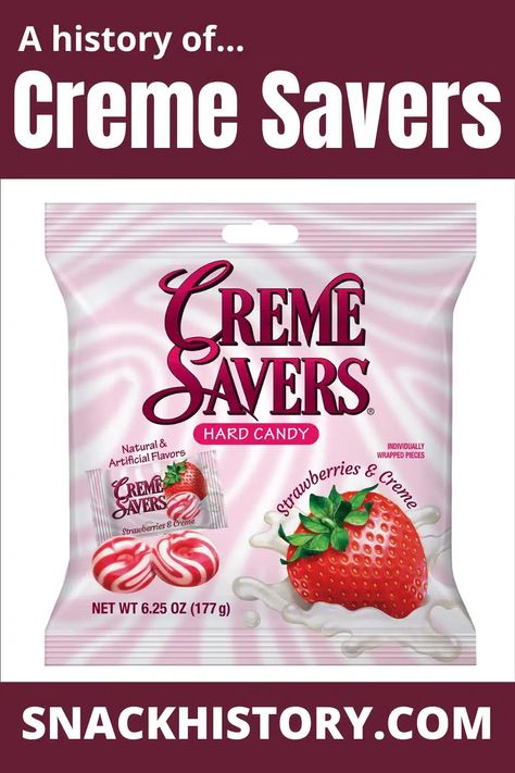 Creme Savers - A Timeless Vintage Hard Candy - Snack History Individually Wrapped Candy, Strawberry Candy, Creative Snacks, Nutter Butter Cookies, Bulk Candy, Sour Candy, Chocolate Covered Pretzels, Fresh Strawberries, Hard Candy