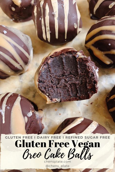 Gluten Free Dairy Free Cake Pops, Gluten Free Oreo Cake, Vegan Oreo Cake, Gluten Free Dairy Free Cake, Vegan Cake Pops, Gluten Free Cake Pops, Oreo Cake Balls, Vegan Gluten Free Cake, Reindeer Party