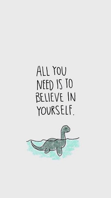 All you need is to believe in yourself. Inspirational Quotes For Teens, Inspirational Quotes Wallpapers, Best Inspirational Quotes, Believe In Yourself, Self Quotes, الرسومات اللطيفة, Quote Aesthetic, Cute Quotes, Daily Quotes