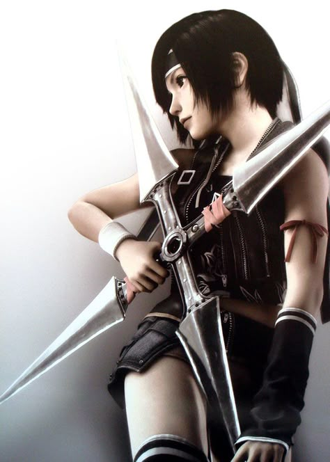 Final Fantasy VII: Advent Children -  Yuffie Kisaragi Yuffie Kisaragi, Cloud And Tifa, Advent Children, Final Fantasy Collection, Final Fantasy Artwork, Fantasy Kingdom, Final Fantasy Vii Remake, Final Fantasy Art, Cloud Strife